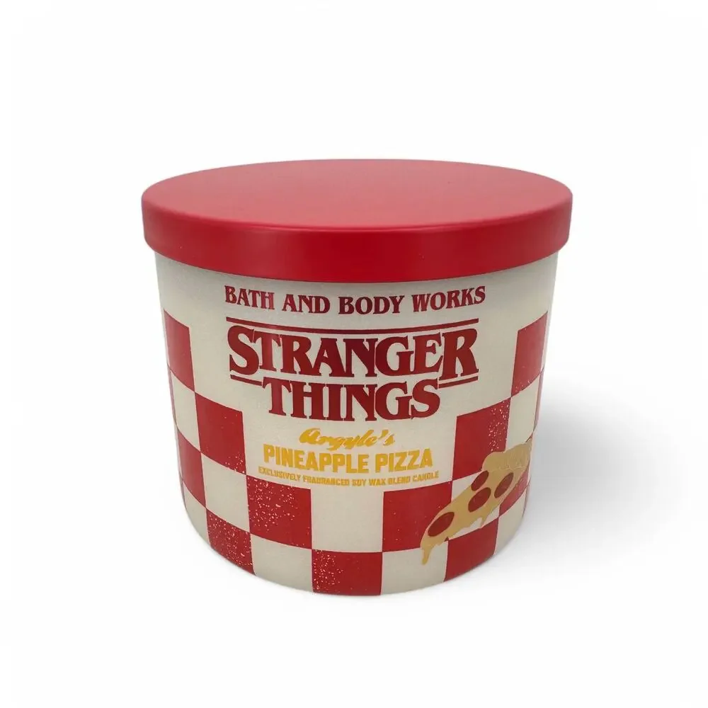 Stranger Things Argyle's Pineapple Pizza Candle Bath and Body Works Surfer Boy